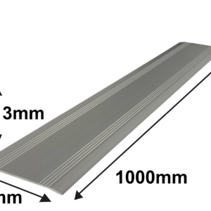 0,3 x 12,5 x 100 cm Drempelvervanger, aluminium