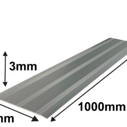 0,3 x 17,5 x 100 cm Drempelvervanger, aluminium