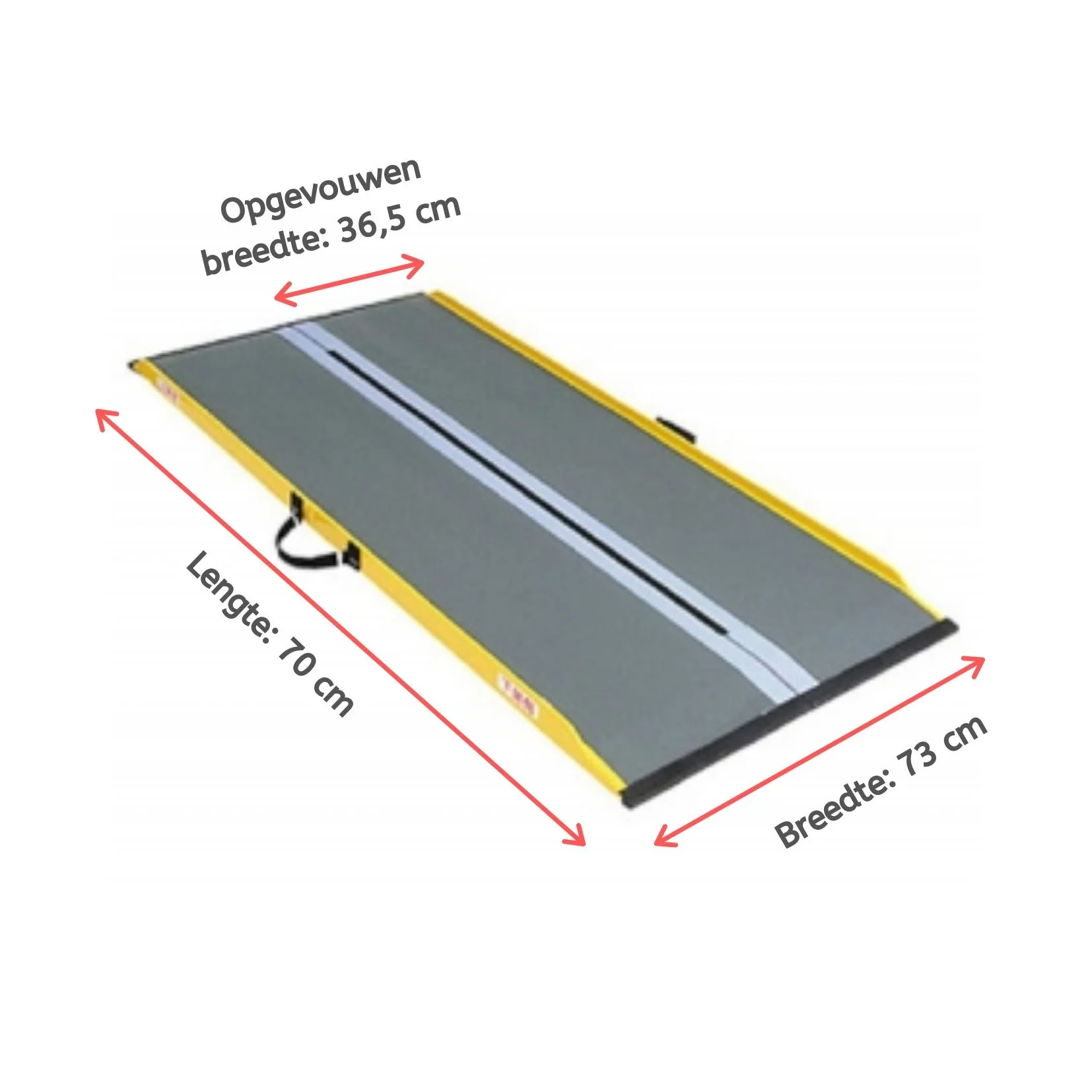 Stepless lite drempelhulp 70 cm lengte - Afbeelding 3