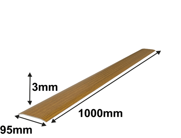 0,3 x 8 x 100 cm Drempelvervanger, Eiken