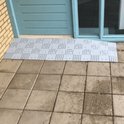 Modulaire hellingbaan - 1 hoek