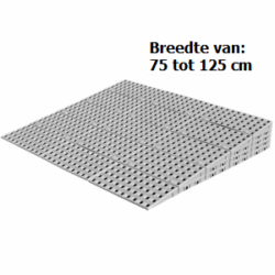 9,2 tot 10,6 cm (H) - Drempelhulp 5 Laags - Ongehinderd