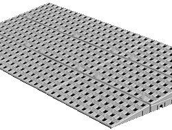 5,6 tot 7,2 cm (H) - Drempelhulp 3 Laags - Afbeelding 3