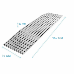 5,6cm (H) x 75cm (B) Drempelhulp buiten, 3 zijdig - Afbeelding 3