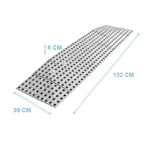 5,6cm (H) x 75cm (B) Drempelhulp buiten, 3 zijdig - Afbeelding 3