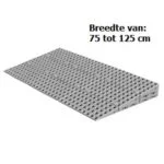 2 cm (H) - Drempelhulp L 1 Laags 2 cm (H) - Drempelhulp L 1 Laags