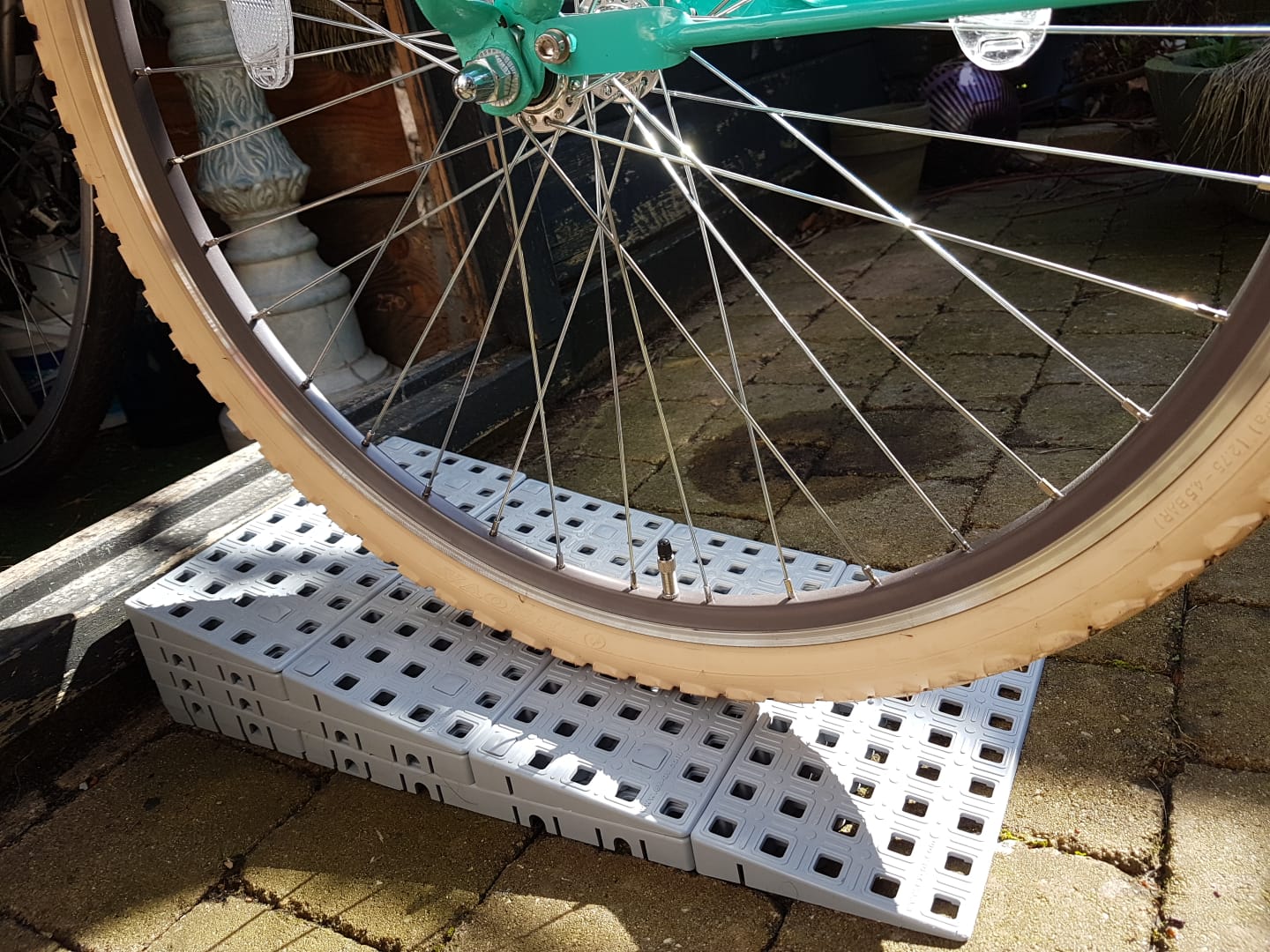 14,6 tot 16,2 cm hoog - Tweewieler drempelhulp - Afbeelding 2
