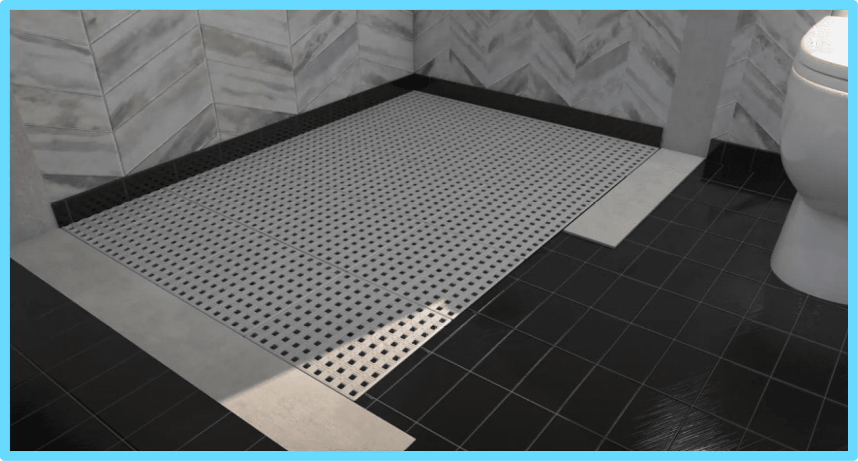 1,8 cm - Kit 1 - Douchedrempel - Afbeelding 2