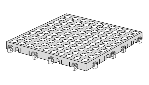 0 t/m 1,6 cm - Kit 3 - Hoek douchedrempel