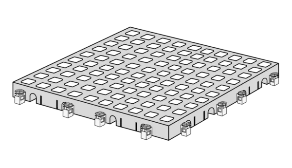 0 t/m 1,6 cm - Kit 3 - Hoek douchedrempel