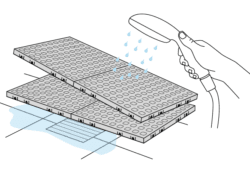 0 t/m 1,6 cm - Kit 3 - Hoek douchedrempel - Afbeelding 4