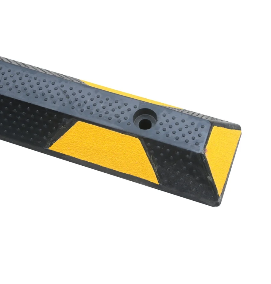 Rubberen wielstopper - 183 cm - Afbeelding 3
