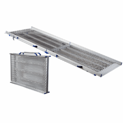Anyramp oprijplaat opvouwbaar - 100 t/m 280 cm (raster)