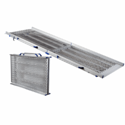Anyramp oprijplaat opvouwbaar - 100 t/m 280 cm (raster)