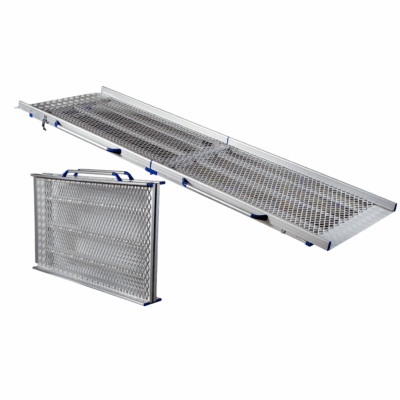 Anyramp oprijplaat opvouwbaar - 100 t/m 280 cm (raster)