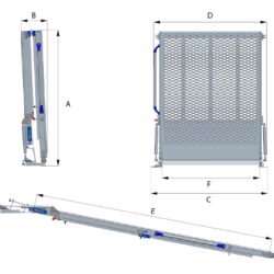 iRamp 2 delig - 160 t/m 280 cm - voor voertuigen - Afbeelding 10