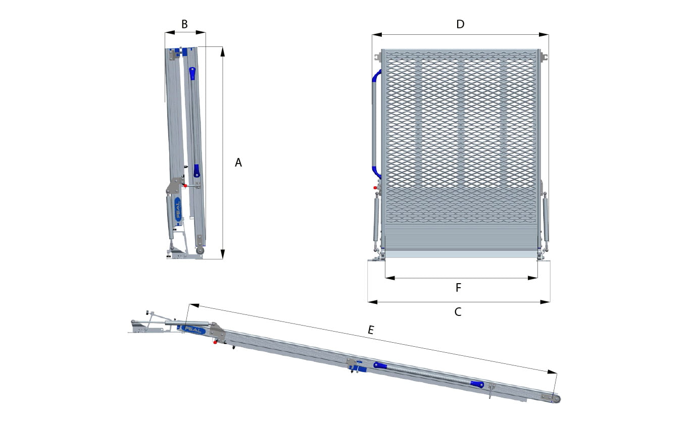 iRamp 3 delig - 160 t/m 280 cm - voor voertuigen - Afbeelding 10