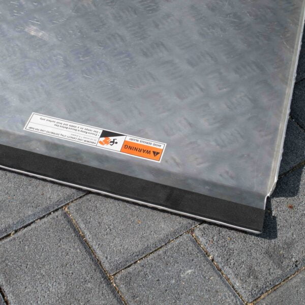 7 t/m 15 cm hoog en 79 cm breed Drempelhulp - tot 250 kg - aluminium