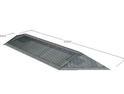 Alternative view of t/m 5 cm Miniramp 3 zijdig drempelhoogte met potenset