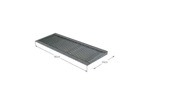 t/m 6 cm Miniramp drempelhoogte met potenset - Afbeelding 3
