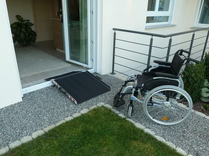 12,5 t/m 19 cm hoog Opklapbare oprijplaat voor schuifpui en balkon - Afbeelding 9
