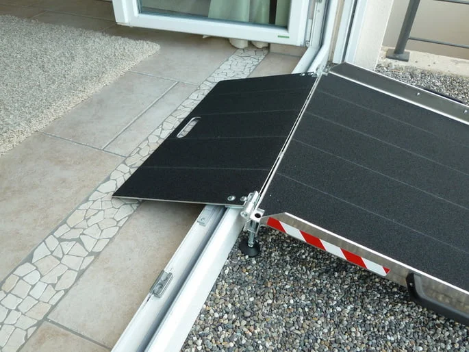 12,5 t/m 19 cm hoog Opklapbare oprijplaat voor schuifpui en balkon - Afbeelding 8