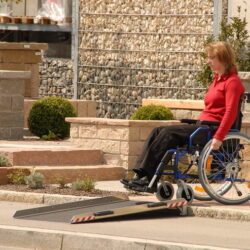 3 t/m 24,5 cm - Oprijplaat aluminium met steunpoten - Afbeelding 3