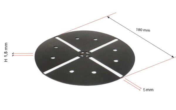 Paveshim 1,5 mm - tegeldrager