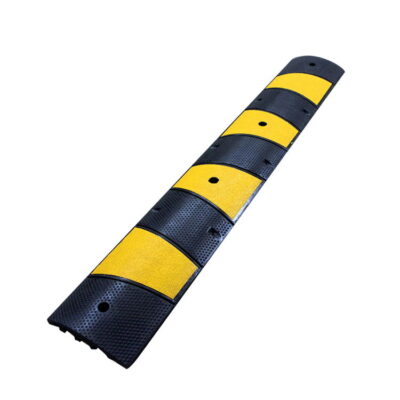 Verkeersdrempel 1,83 meter lang – 6 cm hoog – Rubber - zonder reflectoren - Afbeelding 3