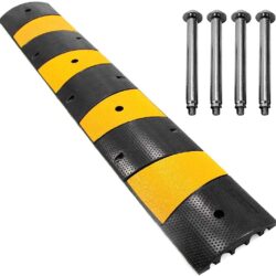 Verkeersdrempel 1,83 meter lang – 6 cm hoog – Rubber - zonder reflectoren - Afbeelding 2