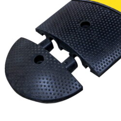 Eindkappen voor verkeersdrempel – 6 cm hoog – Rubber – zonder reflectoren - Afbeelding 4