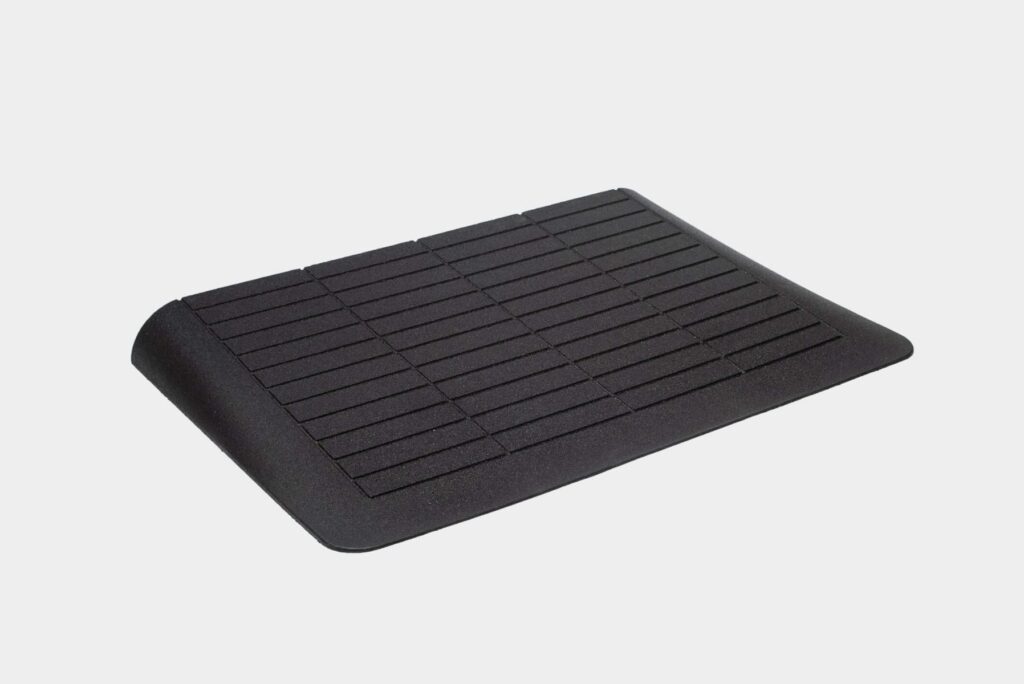7,5x60x90 cm Drempelhulp rubber, 3 zijdig oprijdbaar